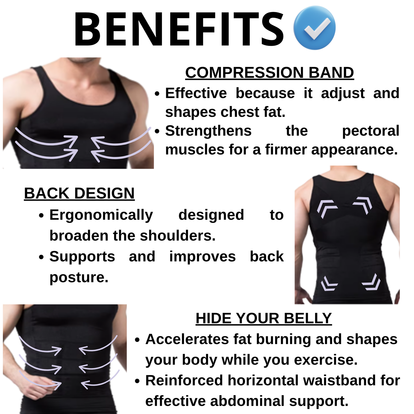 Men's Body Shaper Vest
