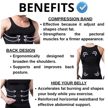 Men's Body Shaper Vest